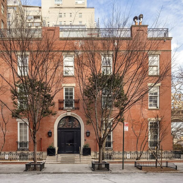 Discover the Ultimate NYC Dream Home: A Sutton Square Mansion with a Private Driveway and Garden