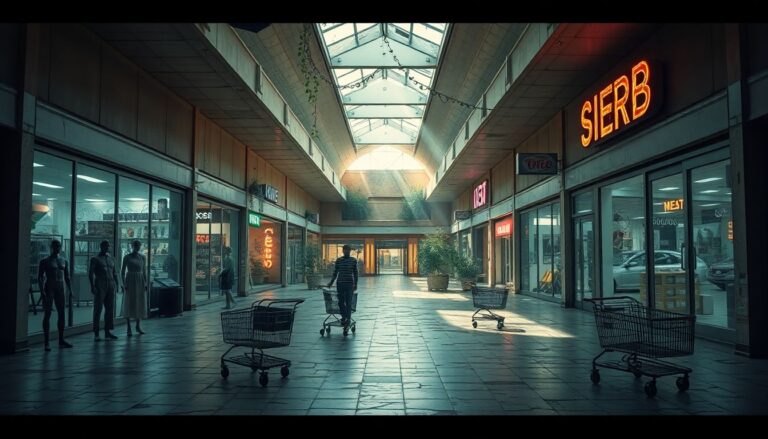 Abandoned Shopping Mall with Everything Left Behind: A Haunting Journey Through America's Forgotten Retail Graveyards