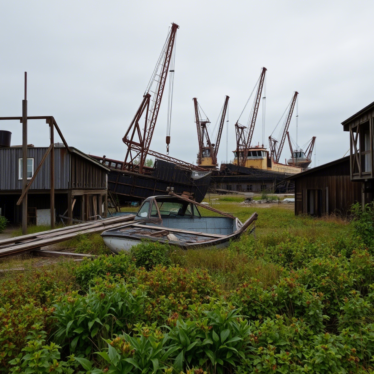 Abandoned Triton Shipyard Germany