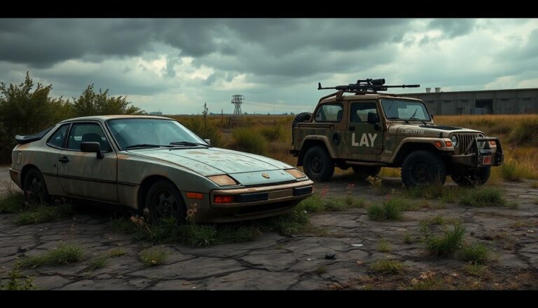 Abandoned Porsche