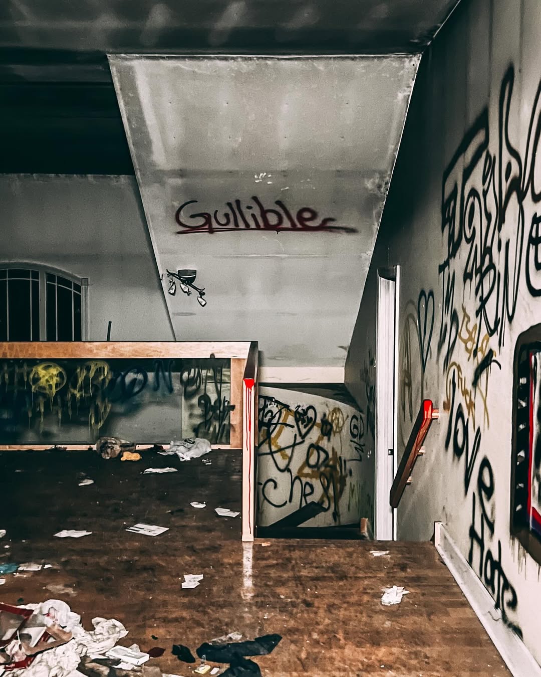 Abandoned Fire Damaged Mansion