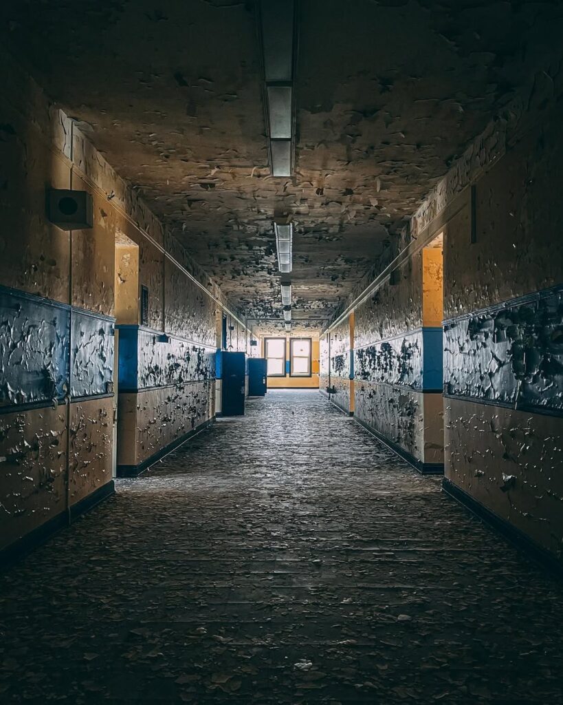 Abandoned School with Auditorium